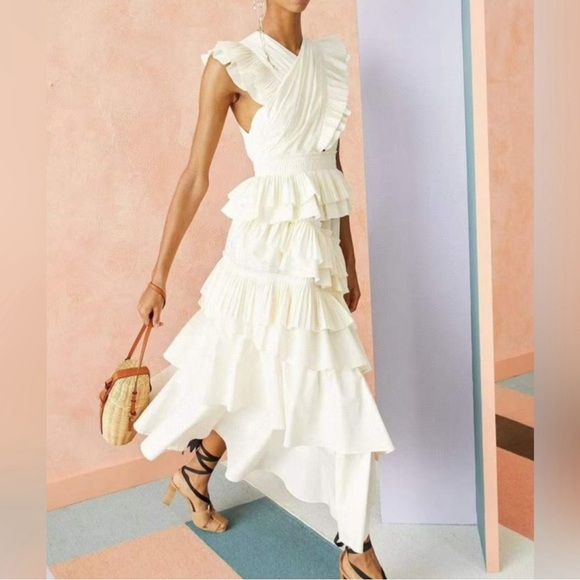 Ulla Johnson Dresses & Skirts - Ulla Johnson Aurore White Dress - Size 0 - Excellent Condition